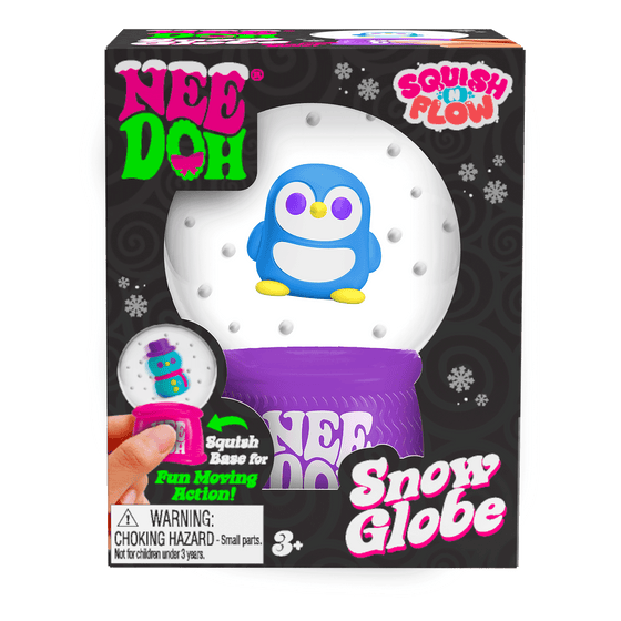 NeeDoh Squish N Flow Snow Globe - Pick 150